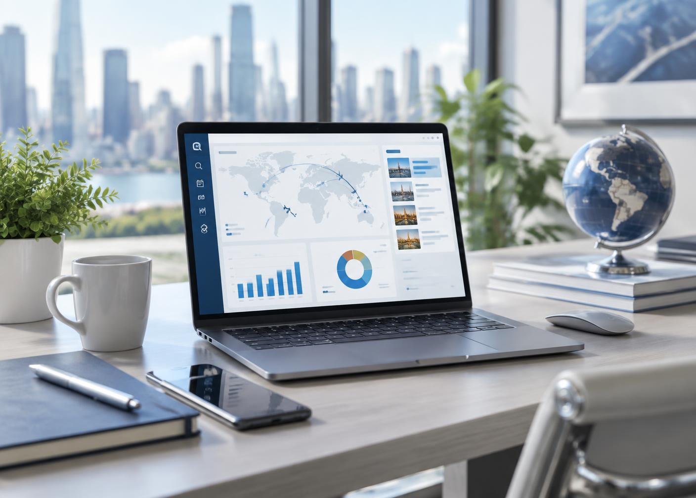 Plataforma de gestão de viagens em ambiente corporativo
